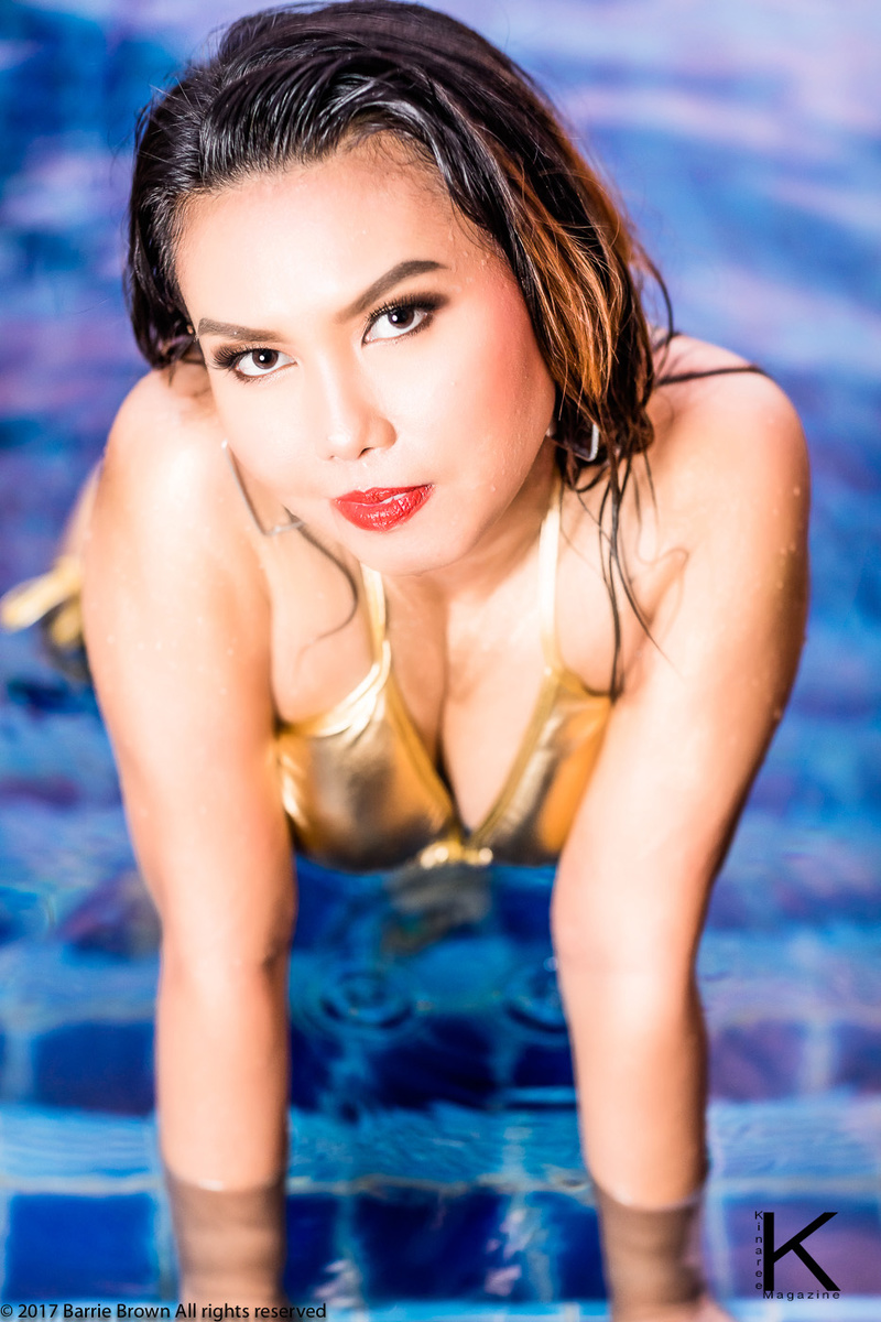 Male and Female model photo shoot of Barrie Brown and jidapa in Phoenix Lakeside Pool Villa, Pattaya, Thailand