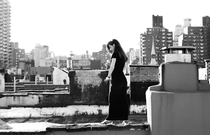 Female model photo shoot of Delicatesssen  in New York