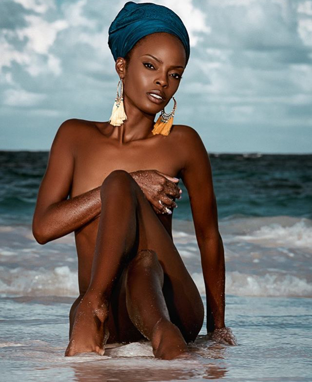 Female model photo shoot of Sonya_Gustave in Eleuthera, Bahamas