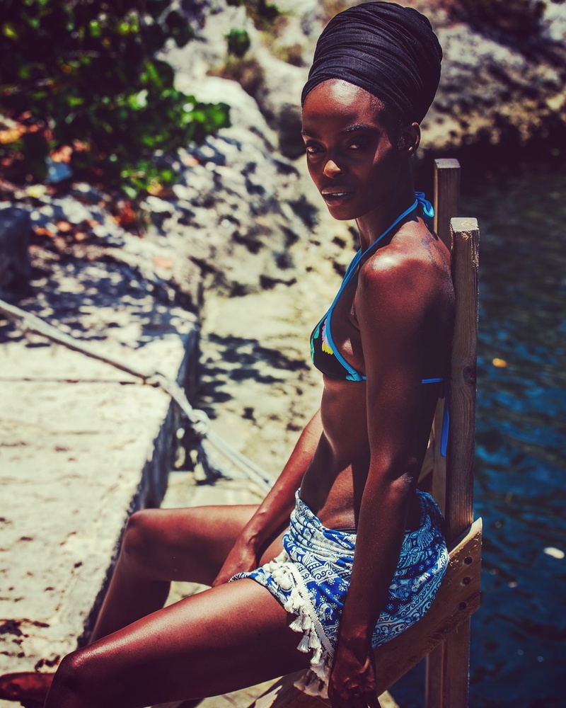 Female model photo shoot of Sonya_Gustave in Bahamas