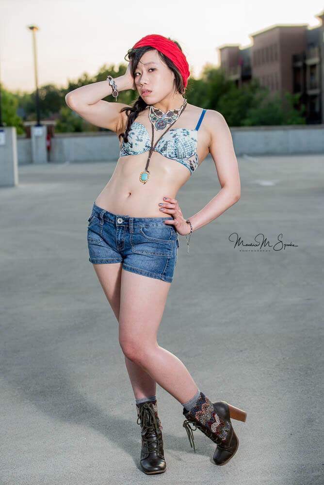Female model photo shoot of AurelieSophie by Moe Speaks in Grandview Yard