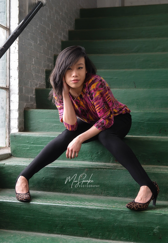 Female model photo shoot of AurelieSophie by Moe Speaks in Dayton, OH