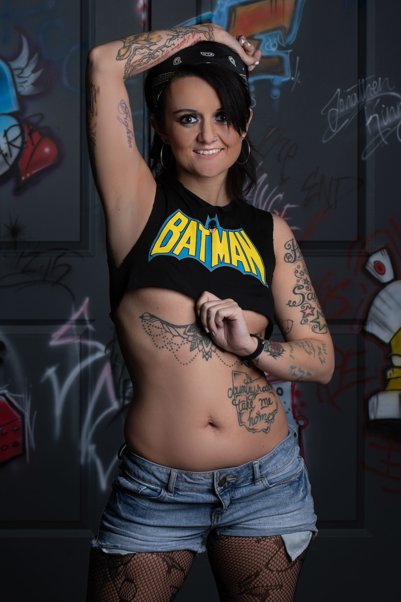Female model photo shoot of Tattooedcountrydream