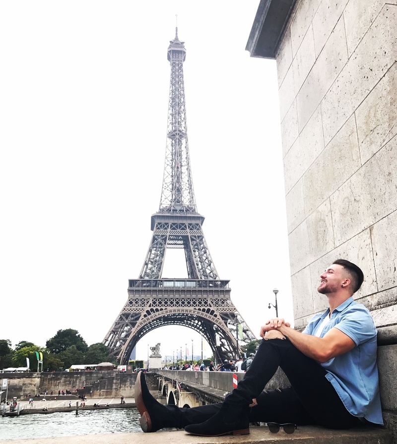 Male model photo shoot of James Thane Aldridge in Paris, France