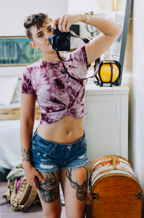 Female model photo shoot of torijanderson