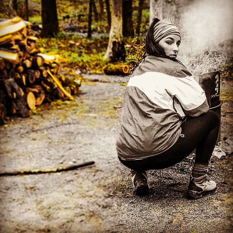 Female model photo shoot of Jordyn Arae in Smoky mountains