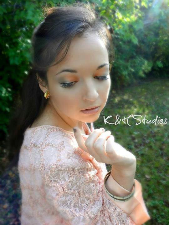 Female model photo shoot of Morgan Pendleton by Krystal Heather Studios, makeup by krystal red