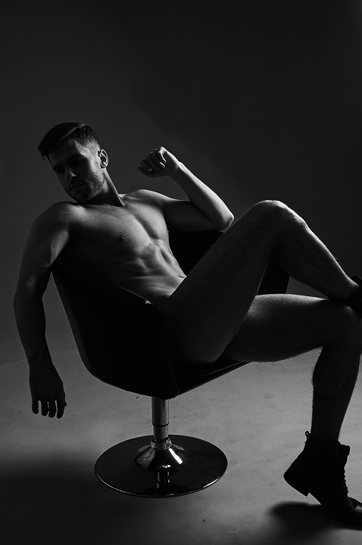 Male model photo shoot of BDSM-photo