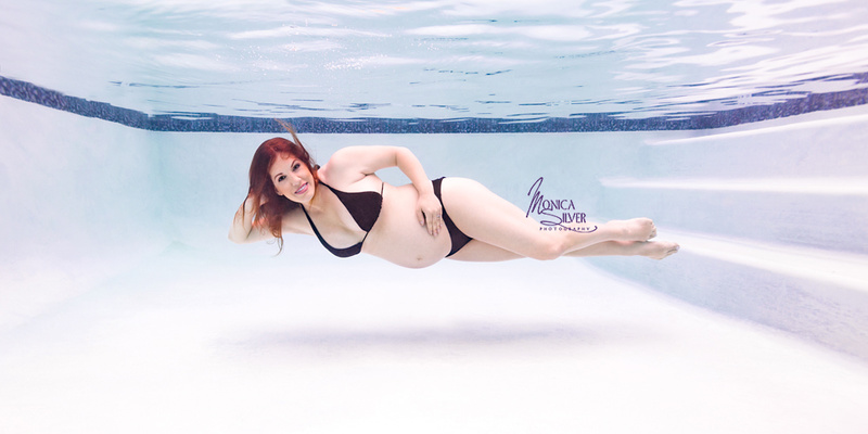 Female model photo shoot of underwatermonica