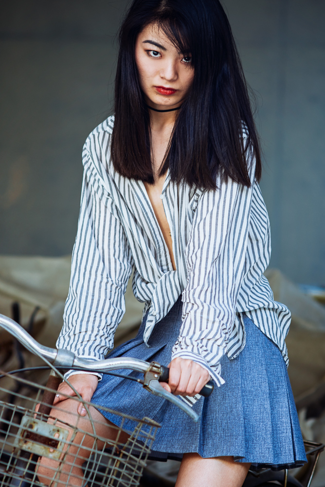 Female model photo shoot of Pan Junni