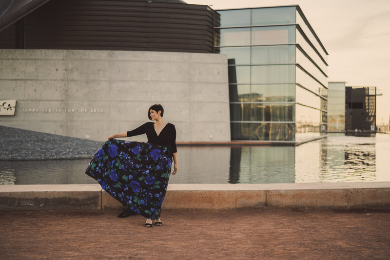 Female model photo shoot of EliVireich in Tempe Center for the arts