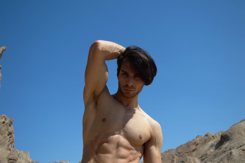 Male model photo shoot of subjectandsubject in Vasquez Rocks, CA