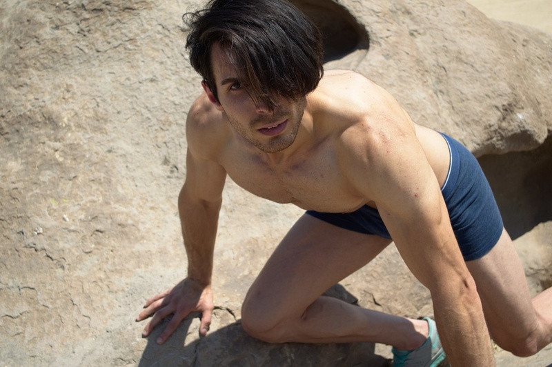 Male model photo shoot of subjectandsubject in Vasquez Rocks, California