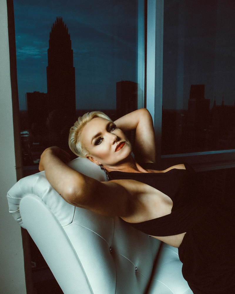 Female model photo shoot of Kae Ingram in Phoenix Risen Studios | The Vue on 5th - Uptown Charlotte