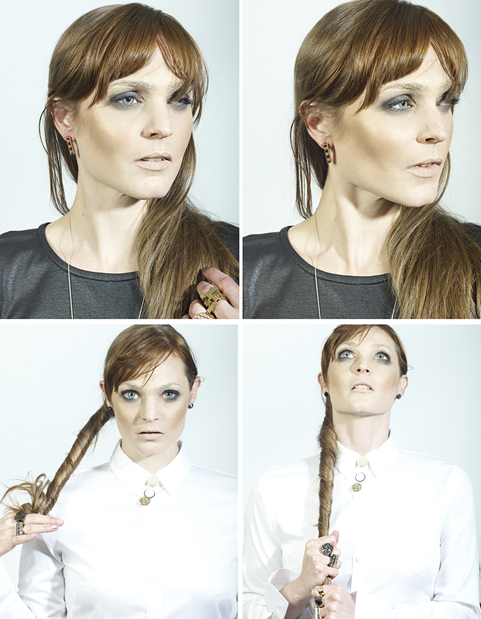 Female model photo shoot of Sarah Eggie Hair