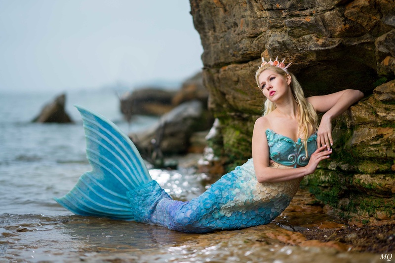 Female model photo shoot of Mermaid Ashton by Martin Quinn