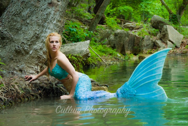 Female model photo shoot of Mermaid Ashton in Hamilton Pool