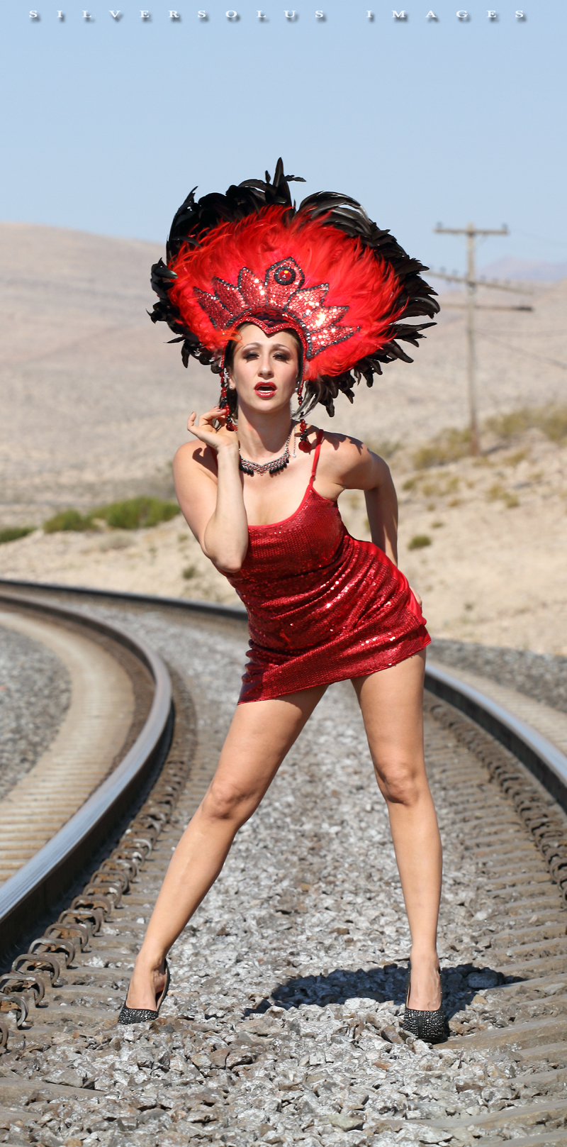 Male and Female model photo shoot of SILVERSOLUS  IMAGES and frisky fancy in South of Las Vegas