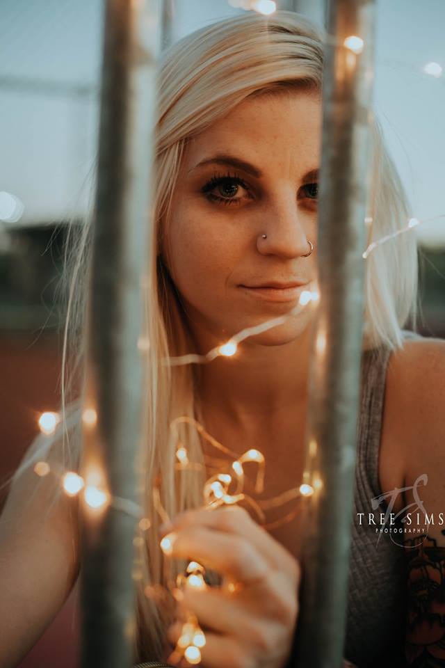 Female model photo shoot of Tree Sims Photography