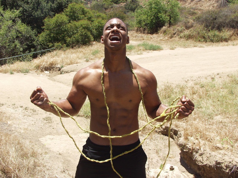Male model photo shoot of Maat Atkins in Griffith Park in Los Angeles
