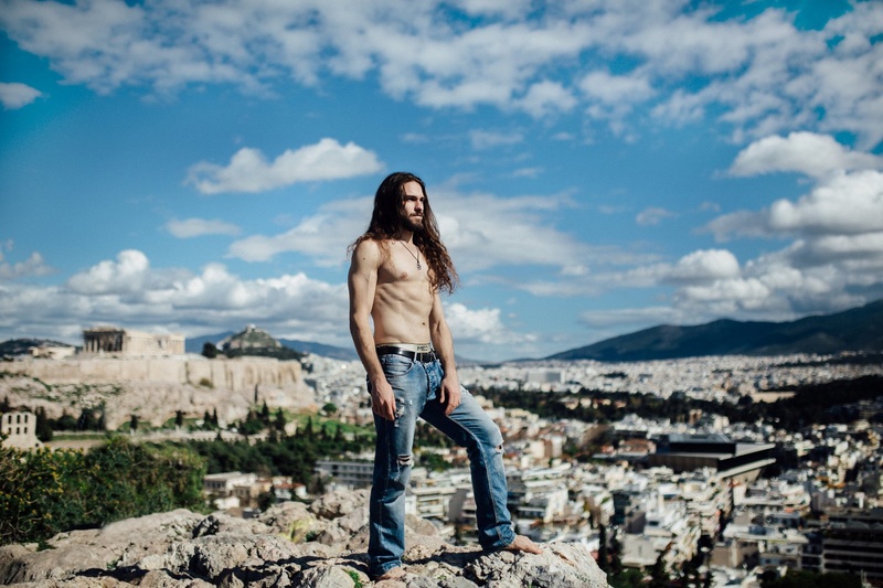 Male model photo shoot of Nick the Viking in Athens, Greece