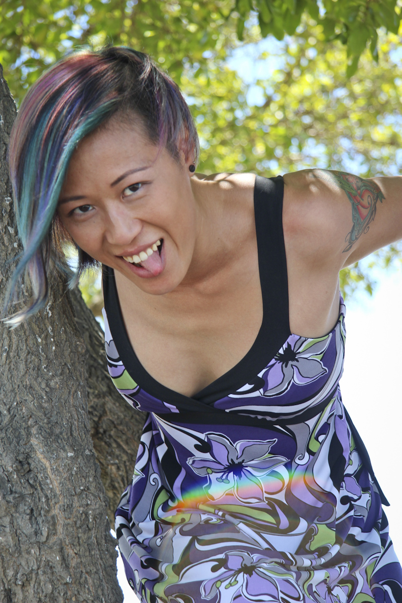 Female model photo shoot of Midori May by unexpected captures in South San Francisco, CA