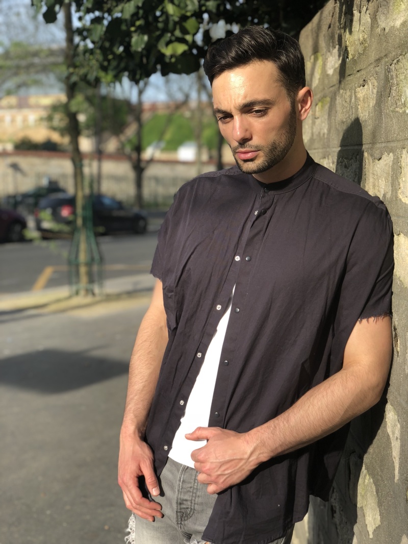 Male model photo shoot of RemiBenard in Paris