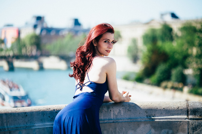 Female model photo shoot of Cara Chapman in Paris