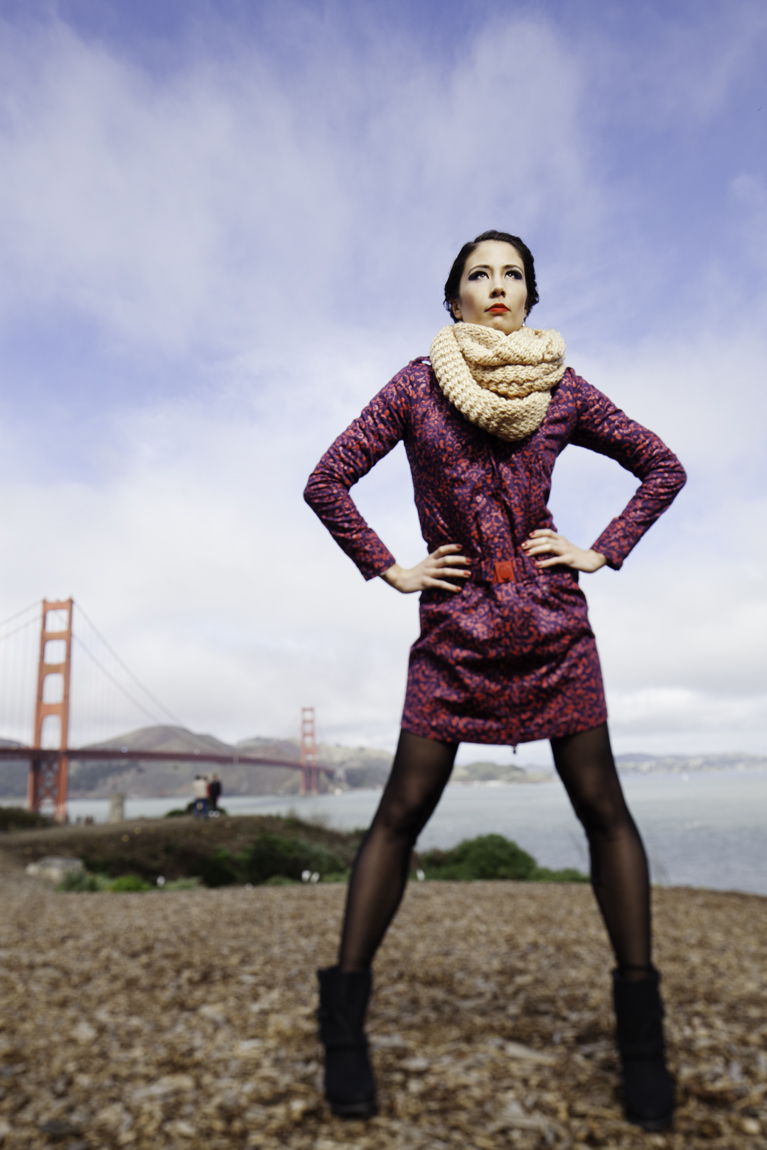 Female model photo shoot of Alishia Allshouse by Silvia Noelia  in San Francisco - Baker Beach