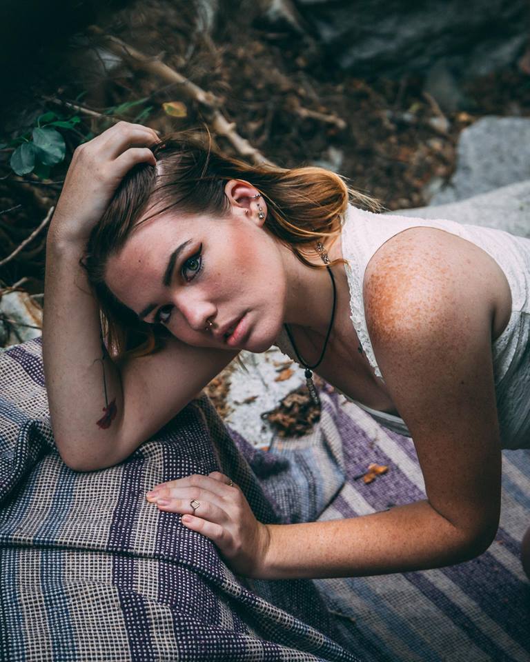 Female model photo shoot of Waya_xo in Little Cottonwood Canyon
