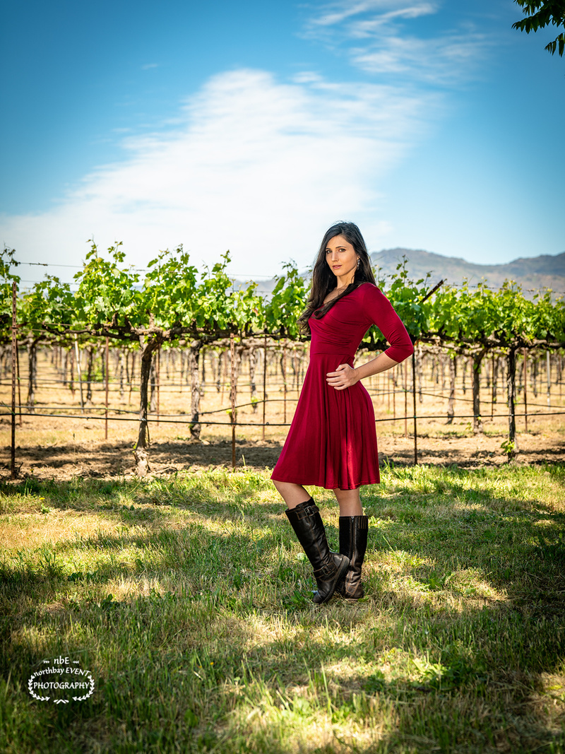 Female model photo shoot of northbayphotography and Lucy on Fire in wine country napa sonoma san francisco
