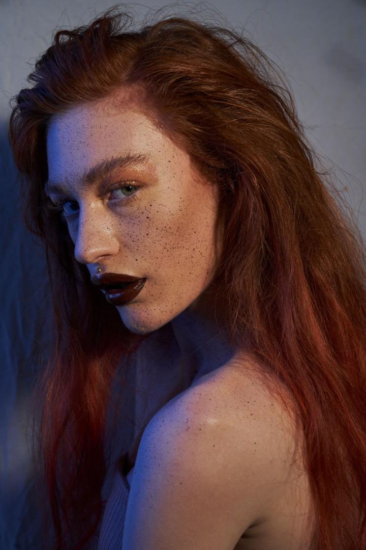 Female model photo shoot of Kitt Jeffery in TMT School Of Makeup