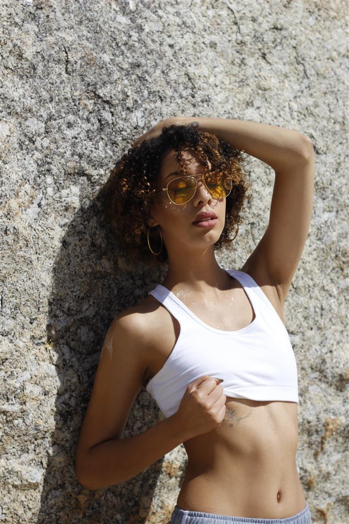Female model photo shoot of Natanya Wilkinson in LLandudno Beach