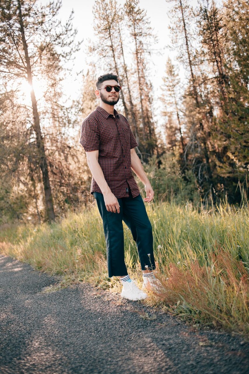 Male model photo shoot of Nicholas Cassano in Mccall Idaho