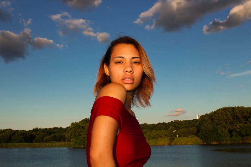 Male and Female model photo shoot of KeirD and SammyR in Overpeck Park, NJ