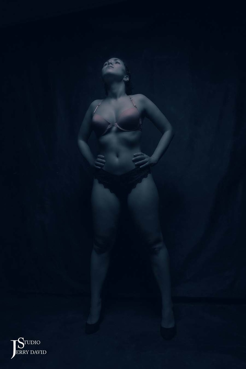 Female model photo shoot of Zoya Zavodila by Jerry David Studio
