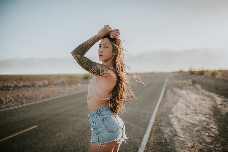 Female model photo shoot of AshleyGreenspan in Death Valley, CA