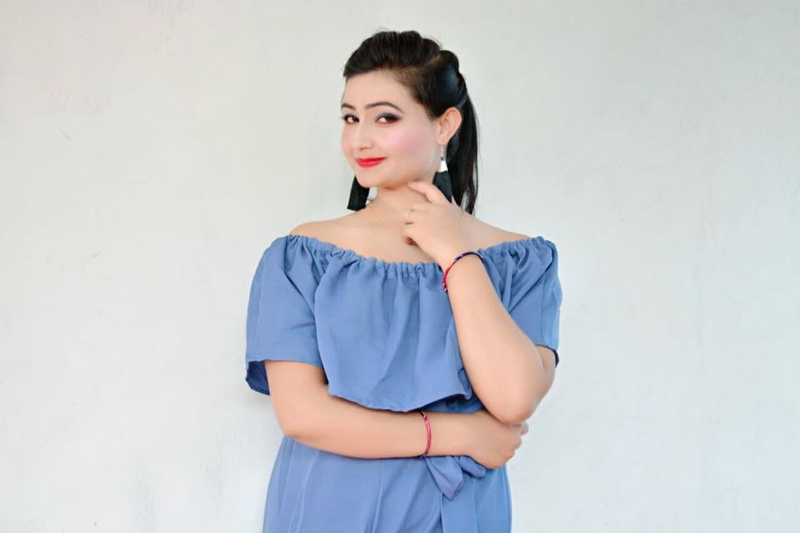 Female model photo shoot of EktaSingh in Lucknow