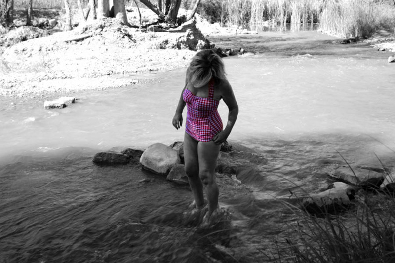 Female model photo shoot of RedBenchPhotoStudio in Verde River