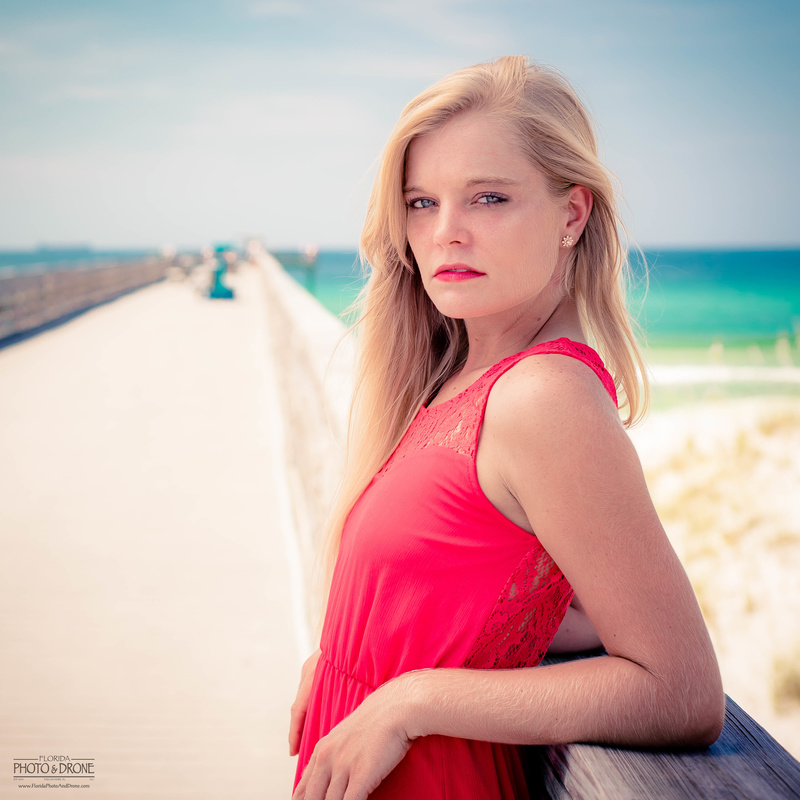 Male and Female model photo shoot of Florida Photo And Drone and BaileyHughes in Panama City beach