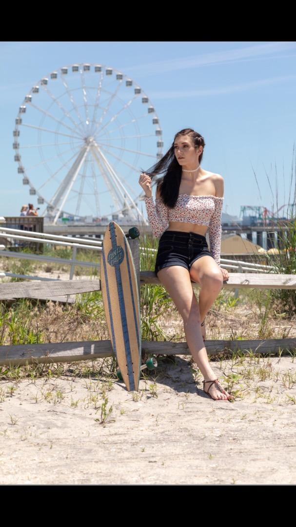 Female model photo shoot of Lilly Marie in Atlantic City, NJ