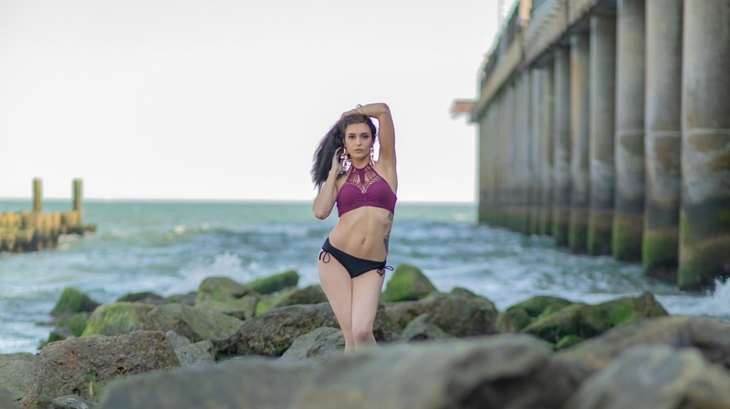 Female model photo shoot of Lilly Marie in Atlantic City, NJ