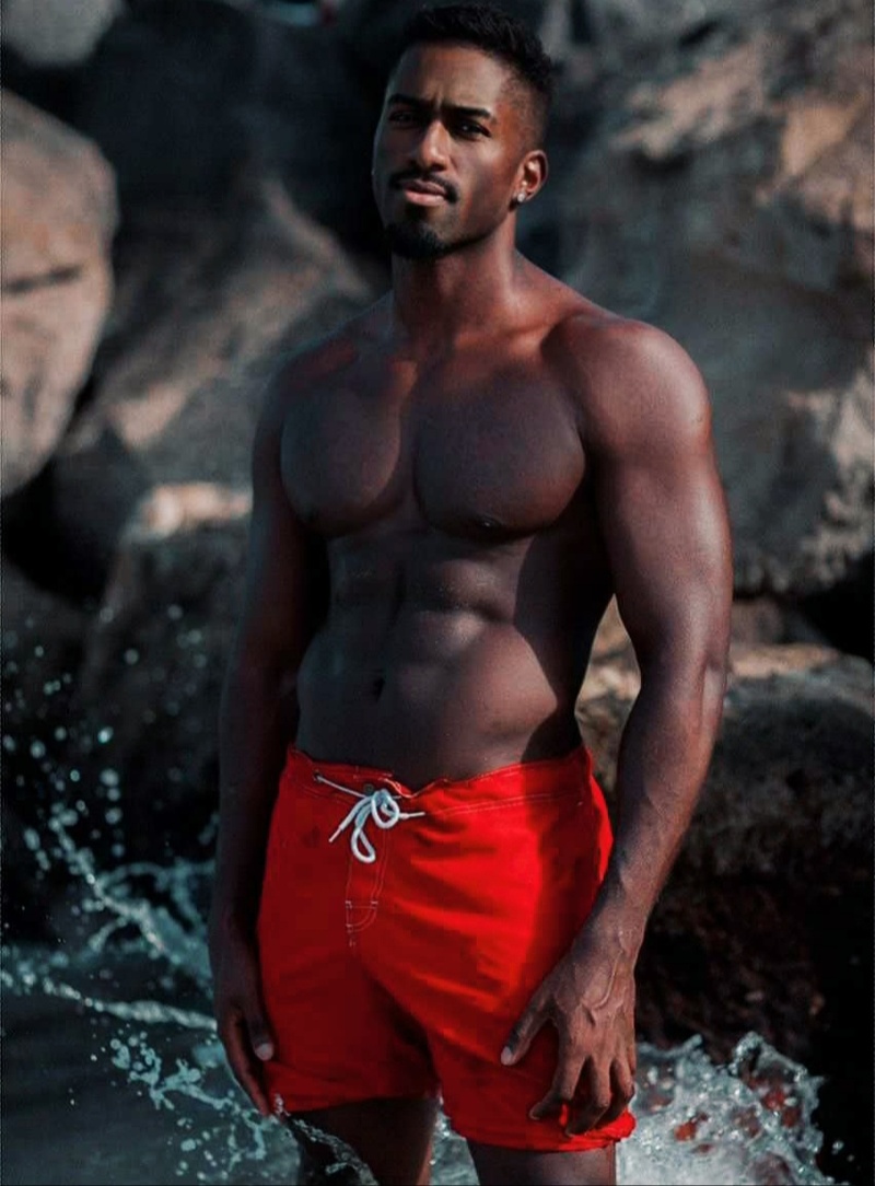 Male model photo shoot of dimitristjames by Robert Rios Photography in South Beach Miami