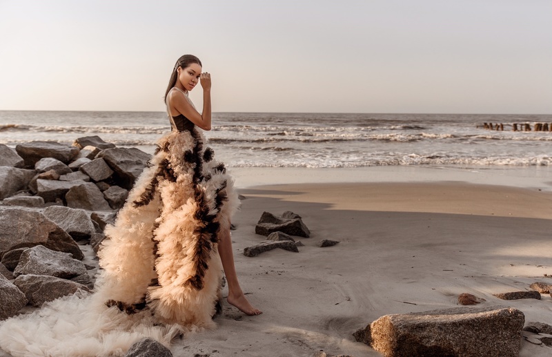 Female model photo shoot of SHIRA in Folly Beach