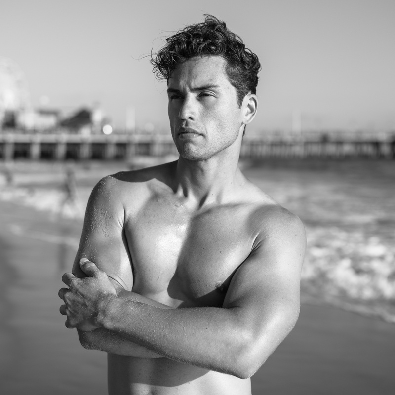 Male model photo shoot of Body Moves Photography in Santa Monica Pier