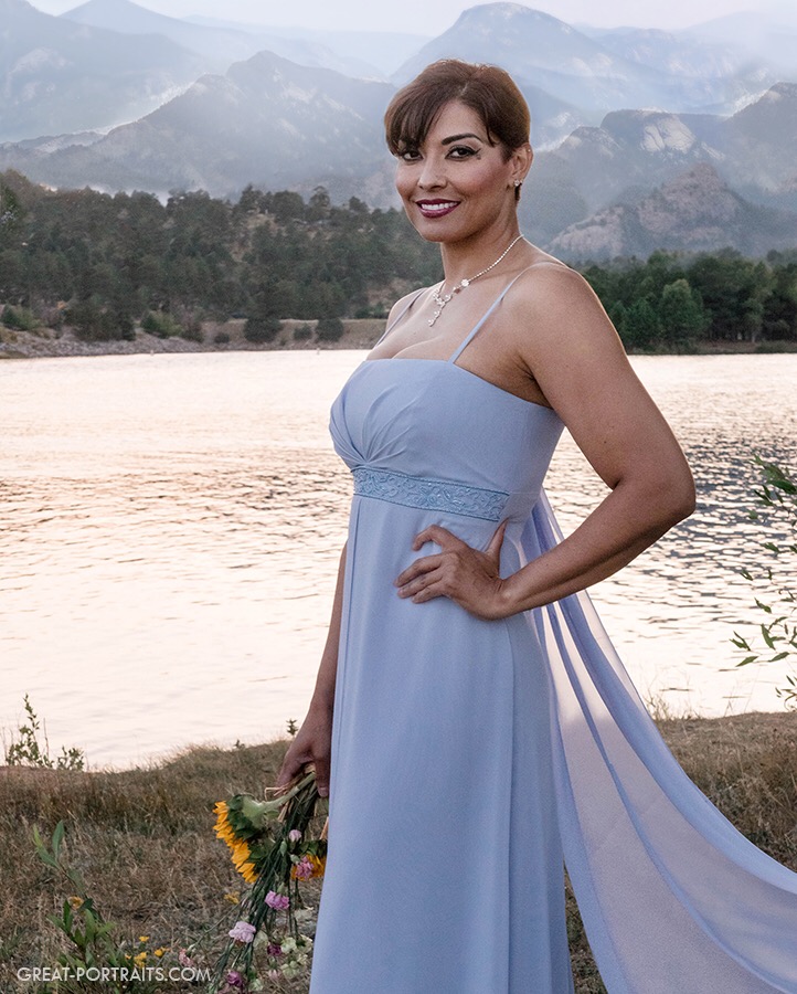 Female model photo shoot of Silvia  by TAMPA-PHOTOGRAPHER in Estes Park
