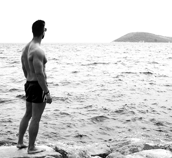 Male model photo shoot of Barta Bertalan in Croatia - Split