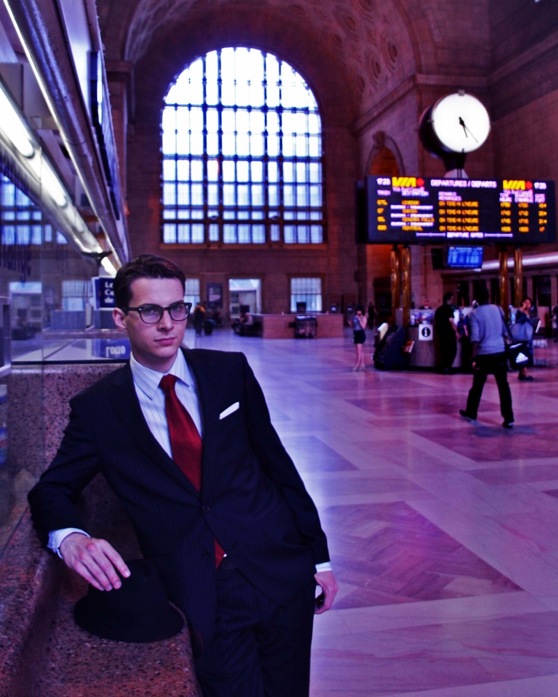 Male model photo shoot of OLYYZ in Union Station Toronto