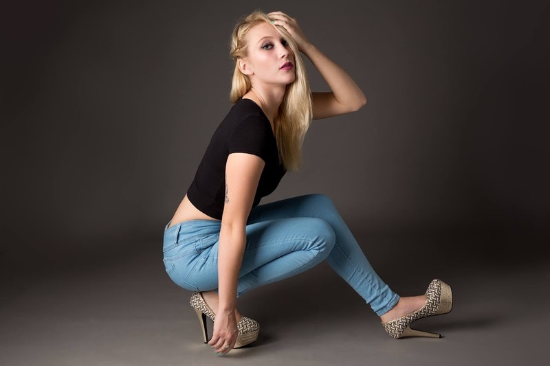 Female model photo shoot of GenDupuis by Garry Black