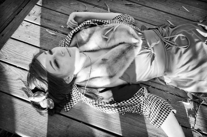 Female model photo shoot of sunshine libra